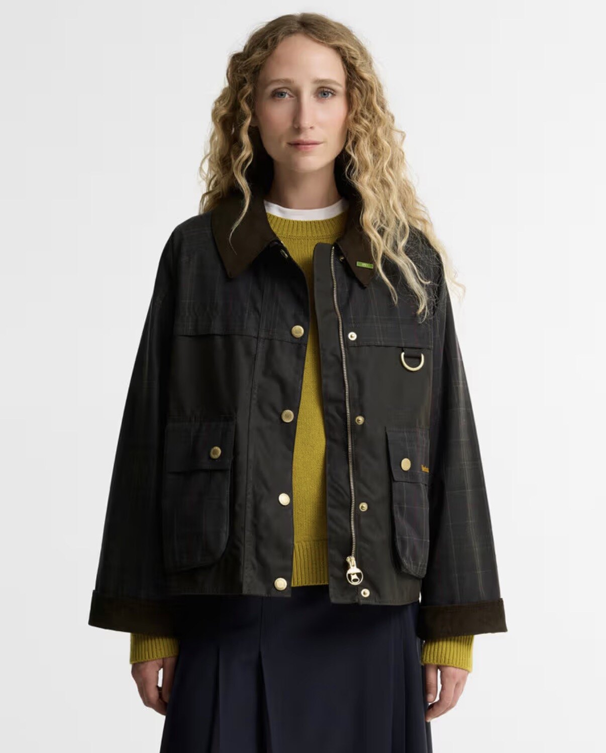 바버 여성 타탄 리이매전드 아이콘 스페이 왁스자켓 TARTAN REIMAGINED ICONS SPEY WAX JACKET URJU6F327 L3 URJU6F3_이미지