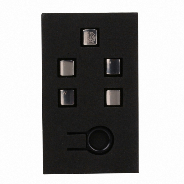 써멀테이크 Tt eSPORTS Metal Caps 5Keys 다빈치 (QWER+ESC)_이미지