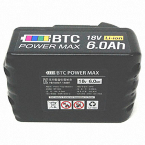 BTC 마끼다용 18V 리튬이온 호환 배터리 (6.0Ah)_이미지