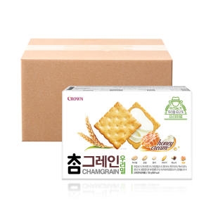 크라운제과 참그레인 우리밀 192g (10개)