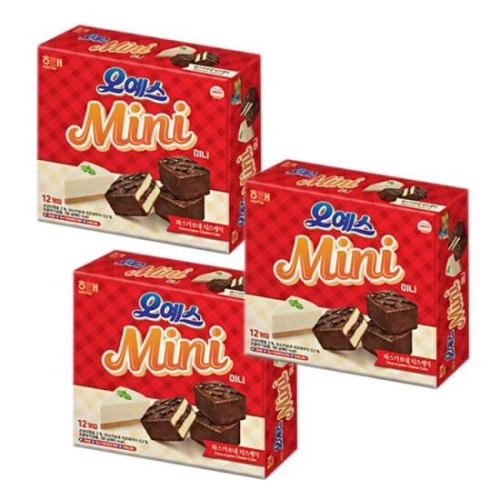 해태제과 오예스 미니 192g 3각 박스안심포장