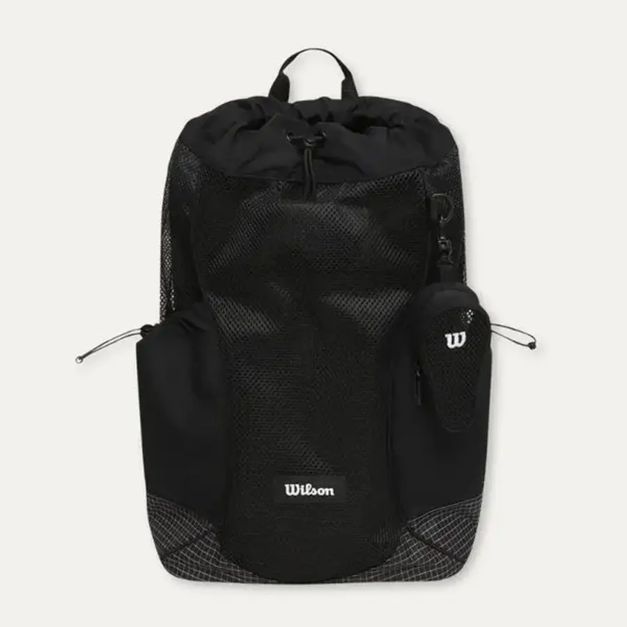 윌슨 드로우스트링 네트플레이 백팩 B1 W262006TBP41 BLK WHT