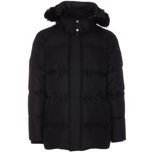 무스너클 유니온 후드 패딩 M32MJ178S (305, 블랙)_이미지