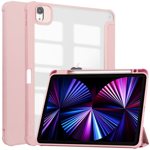 iPad Air 5세대 애플펜슬 수납 클리어 하이브리드 케이스