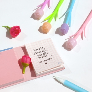 퍼니디 피카부 햇빛에 색이 변하는 튤립 중성펜_이미지