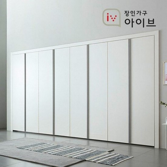 장인가구 장인가구 아이브 일리 모던 여닫이 붙박이장 (300cm)