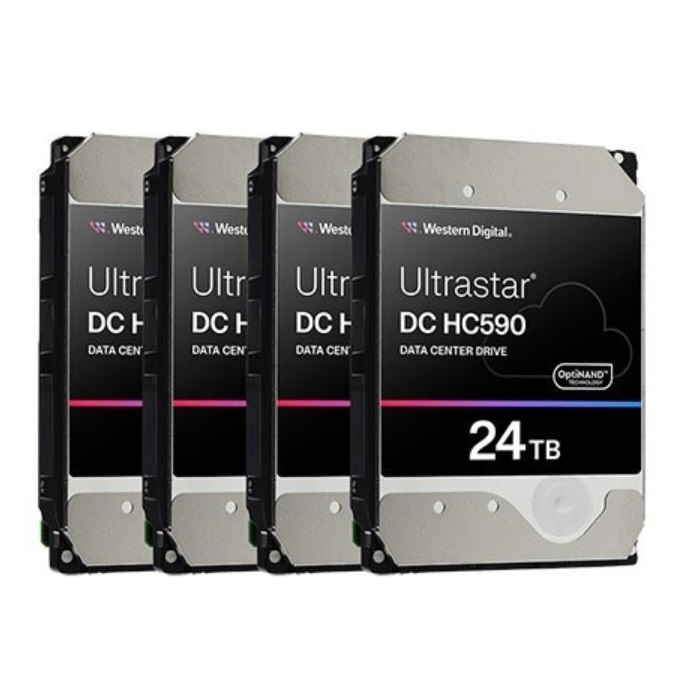 Western Digital  Ultrastar DC HC590 패키지 7200/512M WUH722624ALE6L4