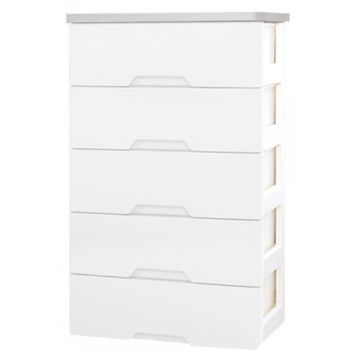 보노하우스 뉴모던플러스 우드형상판 서랍장 5단