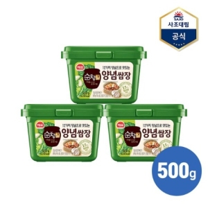 순창궁 12가지양념 쌈장 500g X 3개 순창고추장 된장 초고추장 막장