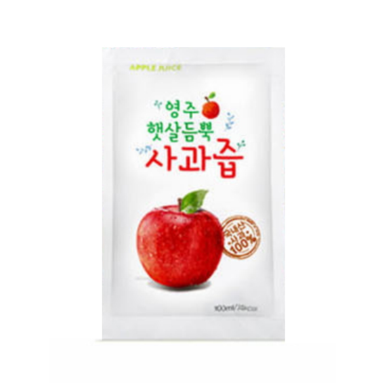 영주 햇살듬뿍 사과즙 100ml 60포