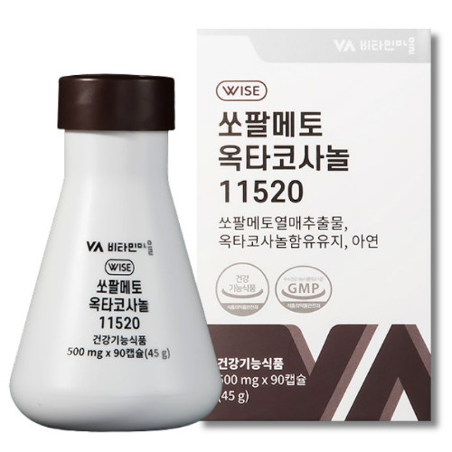 VV 와이즈 쏘팔메토 옥타코사놀 11520 90캡슐이미지입니다. 누르면 해당 게시물로 새창이동합니다.