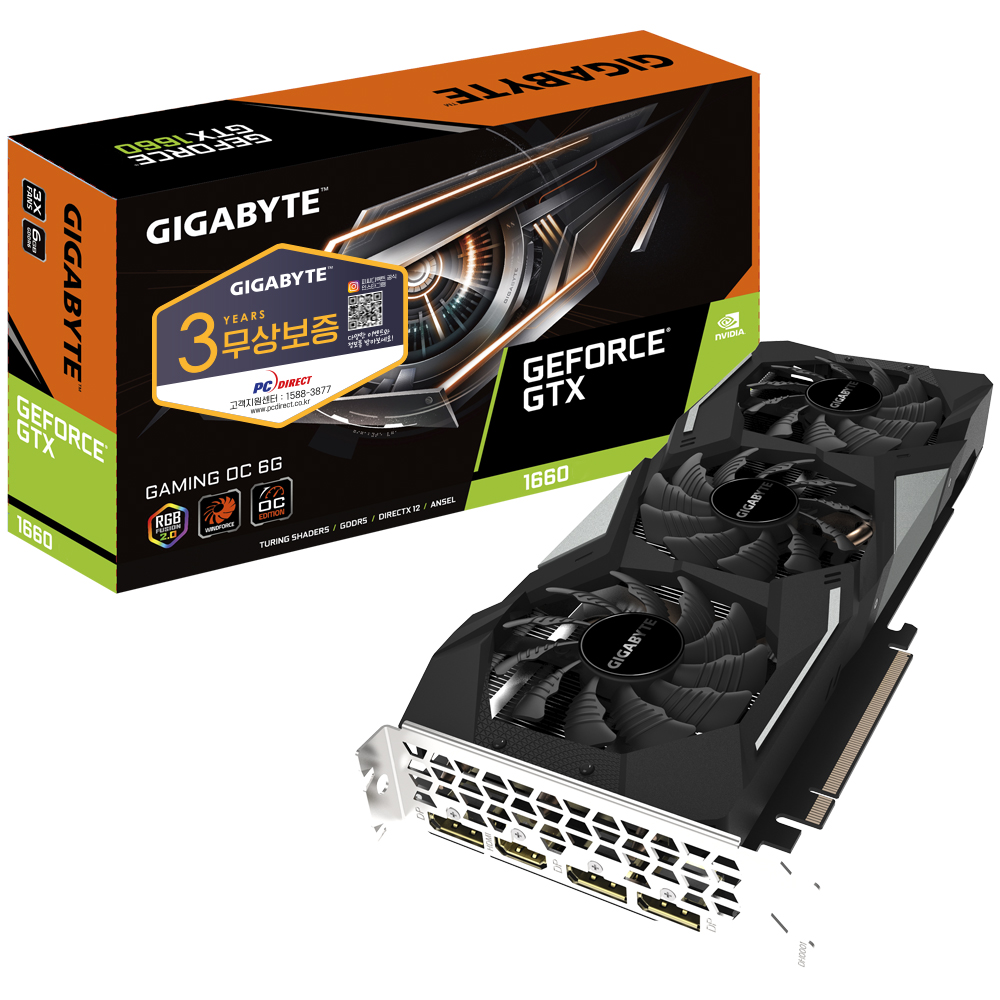 지포스 GTX 1660 GAMING OC D5 6GB 피씨디렉트