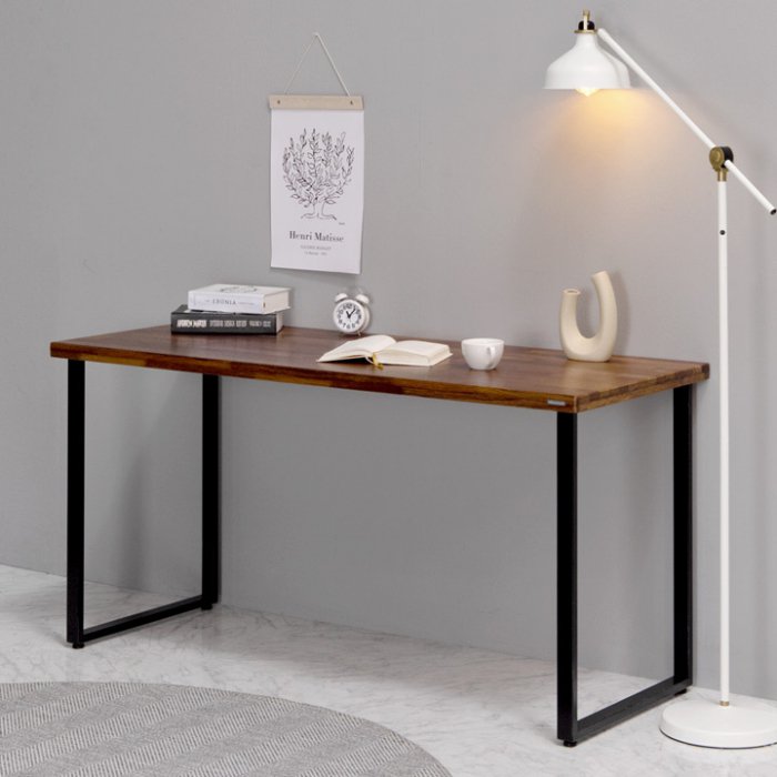 에보니아 코나 멀바우 철제 책상 (1500x600)_이미지