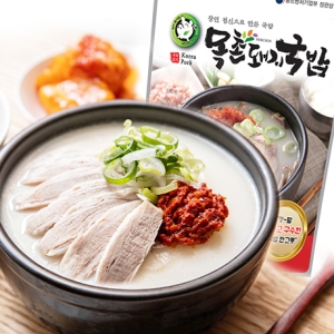 행운식품 목촌 돼지국밥 600g (5개)_이미지