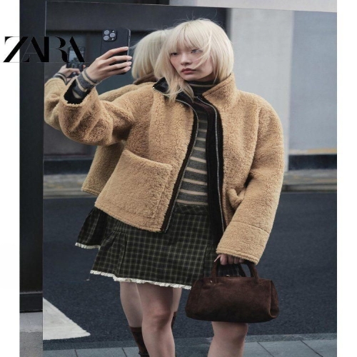 자라 가을 겨울 여성 무스탕 양털 가죽 코트 3548242이미지입니다. 누르면 해당 게시물로 새창이동합니다.