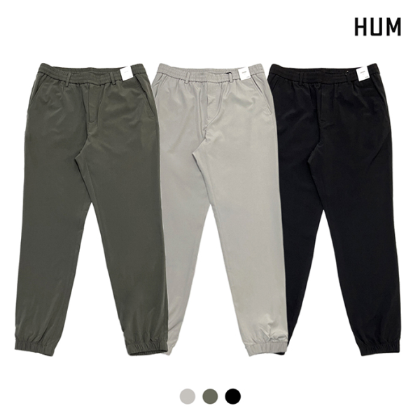 케이브랜즈 HUM 스판 밴딩 테이퍼드핏 조거팬츠 FHPECPE126M