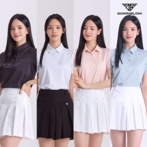  다운블로우 여성 기능성 카라 반팔티셔츠 DB4T2503W