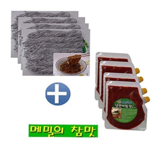 곡물면가 봉평 메밀 칼국수 비빔면 세트 메밀칼국수5.6kg 비빔장2kg