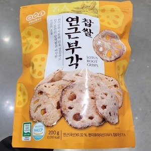 이마트 트레이더스 찹쌀 연근부각 200g