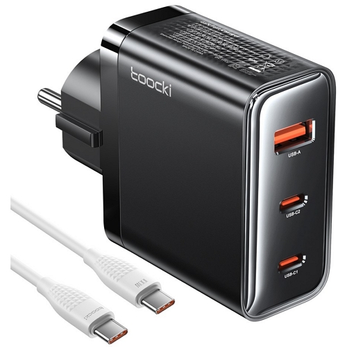 toocki PD PPS 100W 3포트 GaN 충전기 TCT100-22AKR