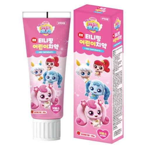그린원일 알쏭달쏭 캐치티니핑 어린이 치약 80g (2개)_이미지