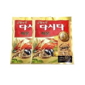 백설 다시다 명품 골드 해물 100g (2개)_이미지