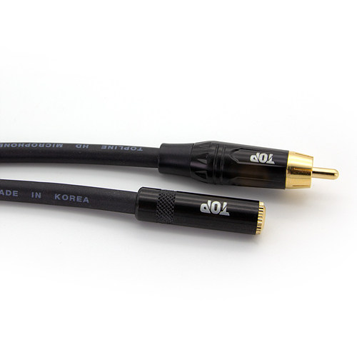 탑라인에이치디 HDTOP 3.5mm 스테레오 to RCA 케이블 (1m, HT-TP475)_이미지