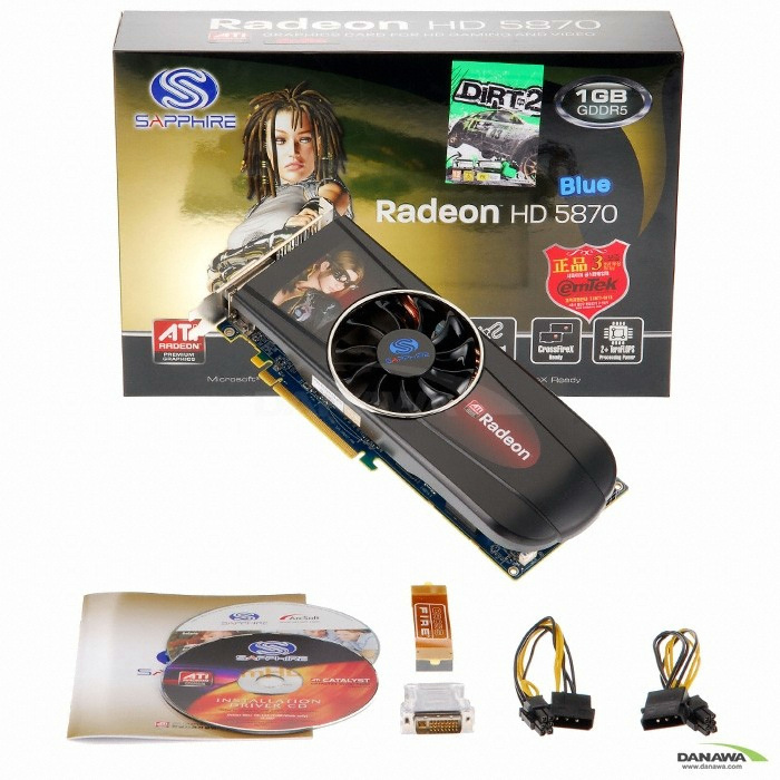 SAPPHIRE 라데온 HD 5870 D5 1GB_이미지