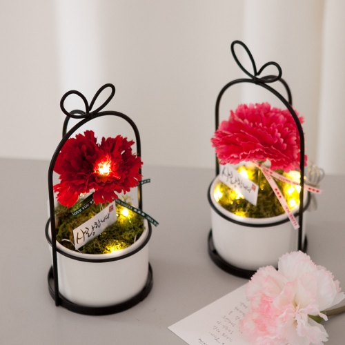 LED 마더카네이션화분set 19cmP 조화 FAICFT -주식회사 플라워트리