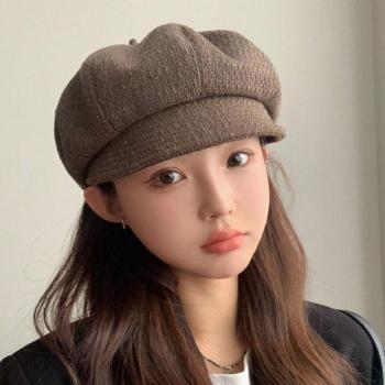  라일리 Rly 여성 트렌디 윗꼬리 뉴스보이캡 헌팅캡 러블리 빵모자 S14221261