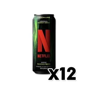 삼각에프엠씨 넷플릭스 에너지드링크 레몬라임 500ml (12개)