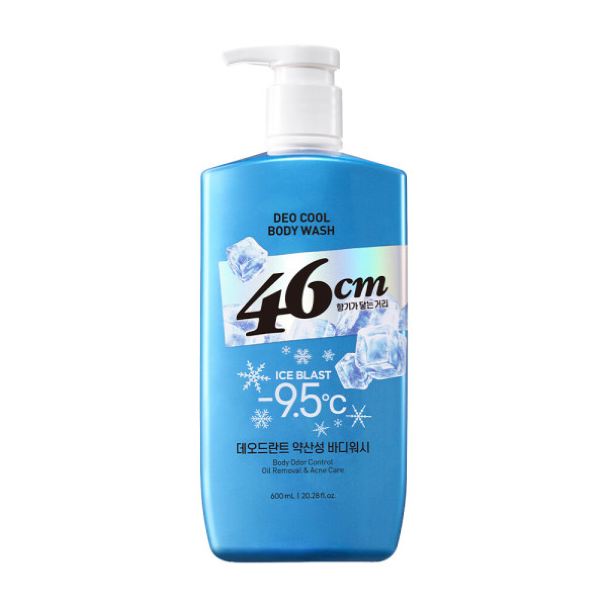 온더바디 46센티미터 체취솔루션 데오드란트 약산성 쿨링 바디워시 아이스 블라스트 600ml이미지입니다. 누르면 해당 게시물로 새창이동합니다.