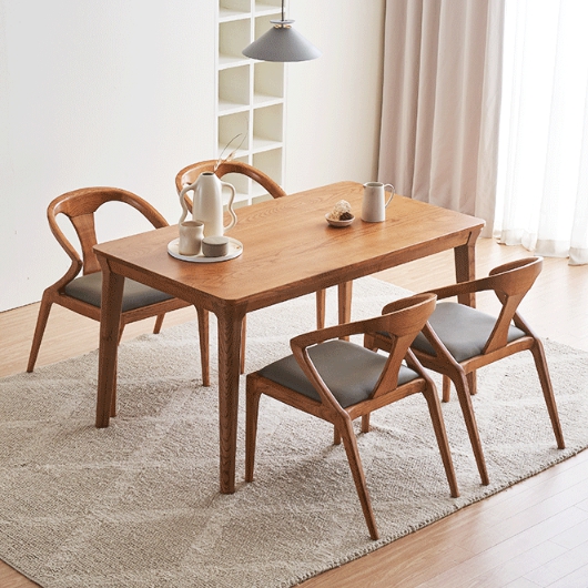 바이송 애쉬 원목 식탁 1400