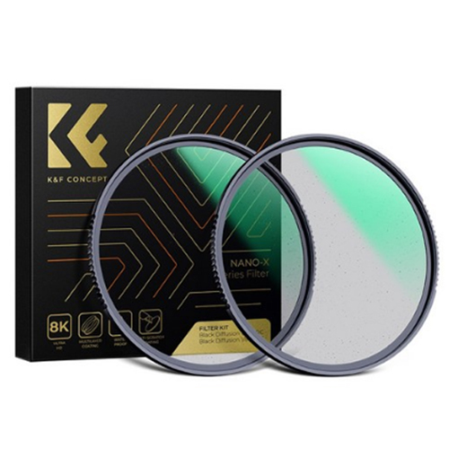 K&F Concept NANO-X Black Diffusion 1/4 + 1/8 필터세트 해외구매 (58mm)_이미지