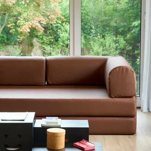 퍼니인어스 멜로우 볼드 압축 가죽 소파 1인용 1500_이미지