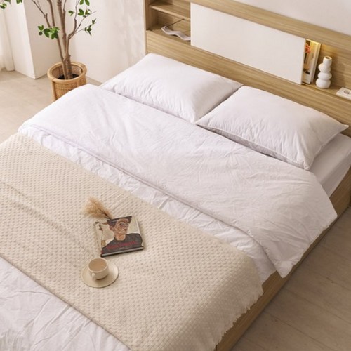 파로마 멜로 LED 빅수납 침대 SS (독립스프링)_이미지