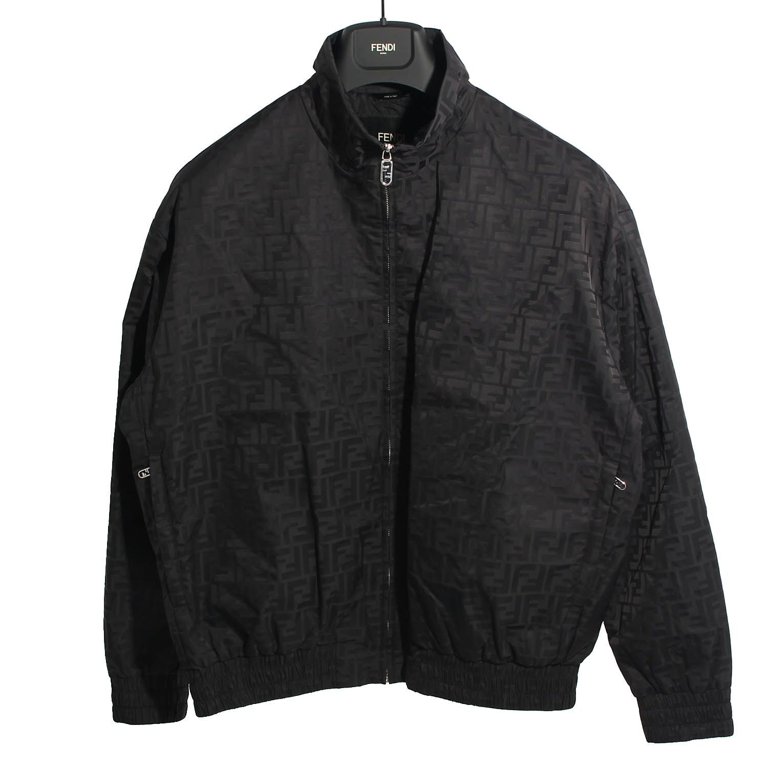 펜디 하이넥 올오버 FF 테크 패브릭 자켓 블랙 FAA951 ATN9 F0GME 152350611_이미지