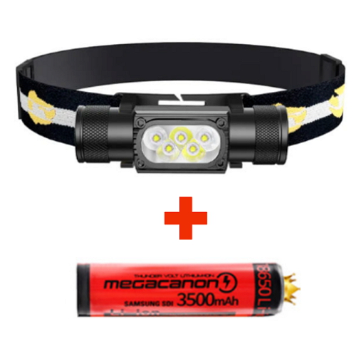 울트라코어 RJ3000 헤드 랜턴 (본품+3500배터리)_이미지