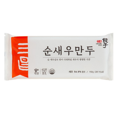 삼창교자 순새우만두 150g이미지입니다. 누르면 해당 게시물로 새창이동합니다.