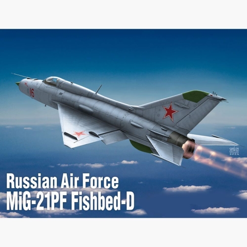 아카데미과학 1/48 러시아공군 MiG-21PF 피쉬베드-D