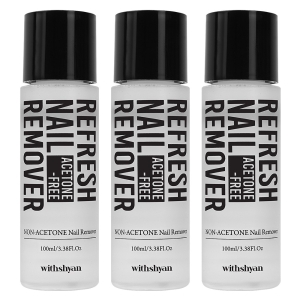위드샨 논 아세톤 리프레쉬 네일 리무버 100ml (3개)