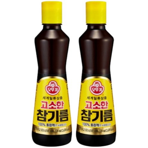 오뚜기 고소한 참기름 320ml (2개)_이미지