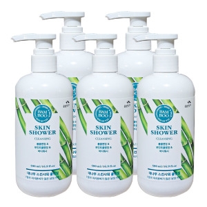 꽃을든남자 대나무 스킨샤워 클렌징 500ml (5개)_이미지