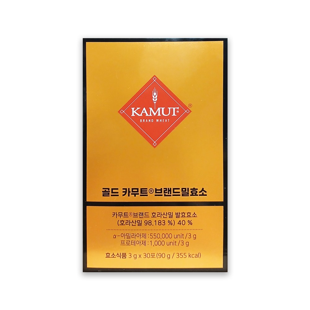 코스팜 그레인온 골드 카무트 브랜드밀 효소 3g 30포 (6개)