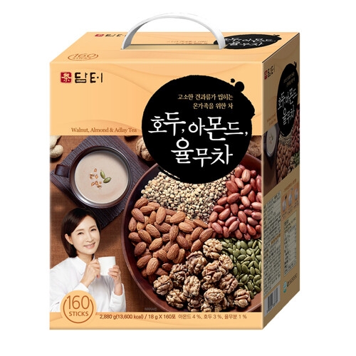 담터 호두 아몬드 율무차 스틱 160개입 (2개)