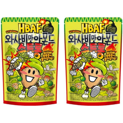 HBAF 와사비맛 아몬드 스트롱 190g (2개)_이미지