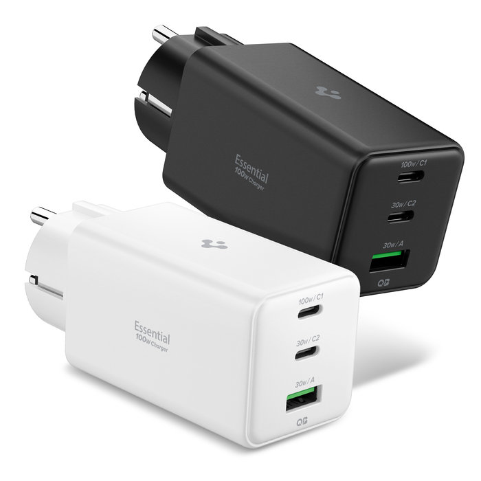 PPS PD 100W 3포트 3.0 접지형 충전기 EE1003