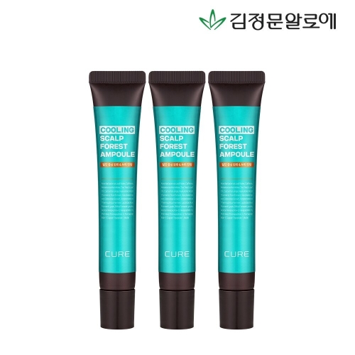 김정문알로에 큐어 쿨링 스칼프 포레스트 앰플 20ml (3개)