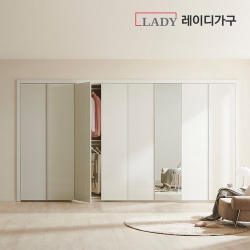 레이디가구 매튜 베이직 여닫이 붙박이장 (390cm)_이미지