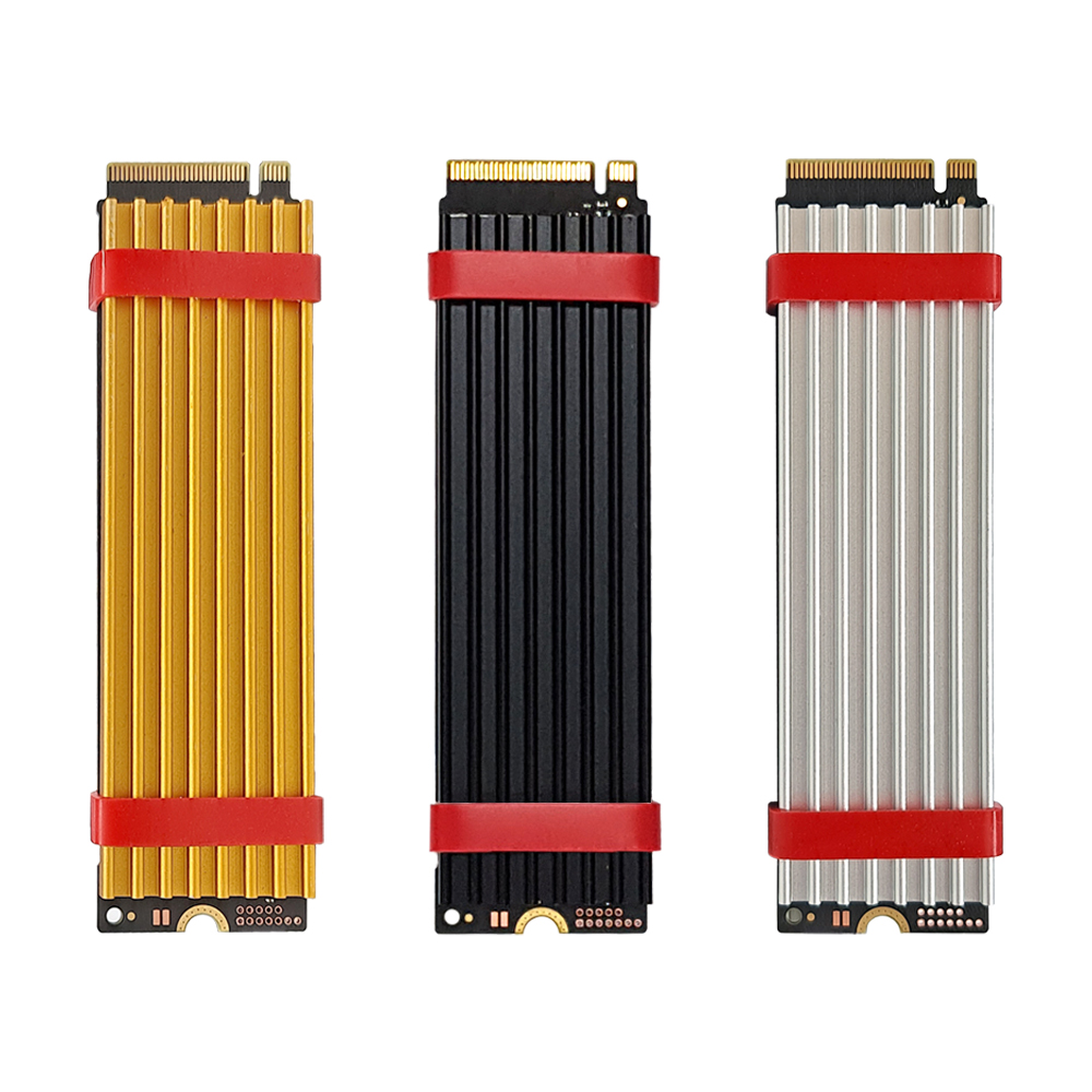 케이엘시스템 KLcom M.2 2280 방열판 (골드)_이미지